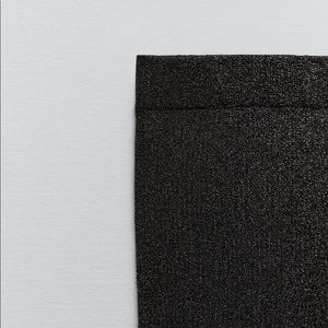 Zara Metallic Thread Knit pants.